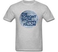 BOINAITS Men's The Tonight Show Starring Jimmy Fallon T Shirt Grey S