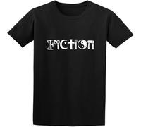 BOINAITS Men'sish Tale Fiction Atheist Coexist Parody Joke Cotton T Shirt Black XXL