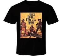 BOINAITS Once Upon A Time in The West 60s Movie T Shirt Black M