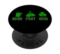 Boire, Combattre, Irlandais PopSockets PopGrip Adhésif