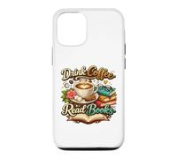 Boire du café Lire des Livres Coque pour iPhone 12/12 Pro