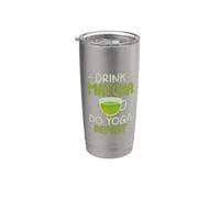 Boire du matcha Do Yoga Repeat Matcha Gobelet isotherme en acier inoxydable double paroi