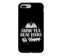 Boire du thé Lire des Livres Be Happy Read Coque pour iPhone 7 Plus/8 Plus