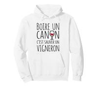 Boire Un Canon C’est Sauver Un Vigneron Apéro Humour Vin Sweat à Capuche