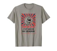 Boire Un Canon C'est sauver Un vigneron - Humour apéro vin T-Shirt