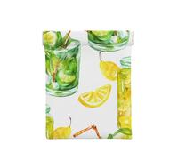 Boire Un Cocktail Glace Au Citron, Sac de Rangement pour Femmes, Portefeuille supérieur à Presser, Petit Porte-Monnaie, Pochette de Changement