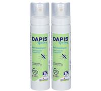 BOIRON® DAPIS® Spray Répulsif Anti-moustique Liquide 2x75 ml