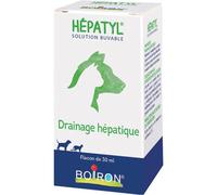 Boiron Hépatyl Solution Buvable Drainage Hépatique Chiens Et Chats Flacon 30ml