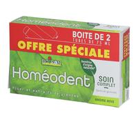 Boiron Homéodent Dentifrice Soin Complet Dents Et Gencives Anis 2x75ml