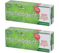 Boiron homéodent® Soin Gencives Sensibles - Chlorophylle Dentifrice(S) 2x75 ml