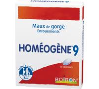 Boiron Homéogène 9 Maux De Gorge Et Enrouements 60 Comprimés À Sucer