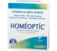 Boiron Homéoptic Gouttes Oculaires Irritation/Gêne Oculaire 10 Unidoses