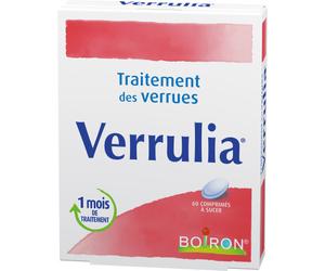 Boiron Verrulia Traitement Des Verrues 60 Comprimés À Sucer