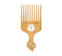 Bois Afro Pick,Peignes à cheveux en bois pour femmes, peignes à cheveux bouclés | Peigne démêlant à dents longues sans statique, tresse légère, outil de coiffure pour du volume à les cheveux bouc
