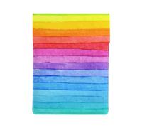 Bois Arc-en-Ciel coloré,Housse en Cuir synthétique pour Ordinateur Portable, Sacoche pour Ordinateur Portable, Sacoche pour Tablette