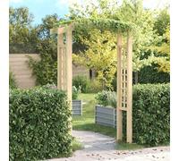 Bois Arche Treillis Plante Grimpante Jardin Terrasse Arceau à Rosier vidaXL