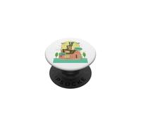 Bois Assieds-Toi Et Transforme Calme Intérieur Rétro PopSockets PopGrip Adhésif