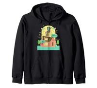 Bois Assieds-Toi Et Transforme Calme Intérieur Rétro Sweat à Capuche