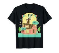 Bois Assieds-Toi Et Transforme Calme Intérieur Rétro T-Shirt Graphique avec Valeur