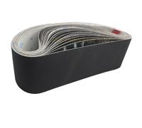 Bois Bande Lot de 7 bandes abrasives en carbure de silicium (915 x 100 mm), grain P60-1000, double usage, for métal, bois, cuivre, aluminium(7PC 100 Grit)