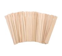 Bois Bâtonnet Mélangeur de Peinture 50 Pièces | Surface Lisse Brute, Ton Khaki, Usage Maison et Loisirs Créatifs, pour Entretien Précis