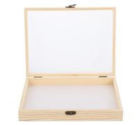 Bois Boîte D'exposition pour Spécimens D'insectes 26x20 CM | Face Transparente, Vue Dégagée et Protection Maximale, pour Collections, Enseignants et Vitrines Décoratives