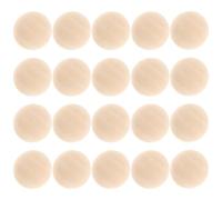 Bois Brut Demi-perles Khaki 24 Pièces, pour Loisirs Créatifs | Demi Sphères Bois pour Loisirs Créatifs et Bricolage, Faciles à Colorer, Usage Diy, Finition Non Traitée