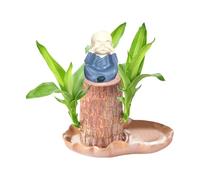 Bois Chanceux Brésilien,Décoration En Bois Brésilien,Porte-Bonheur Du Brésil,Mini Boi Chanceux Du Brésil,Purifier L'air IntérieurDécoration D'Intérieur Bureau (03-Navy)