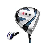 Bois Club G300 #1/3/5 Bois Club G300 pour gaucher/droitier avec tête en titane à rebond élevé, hybride et flexible avec couvre-tête (droit, #1 avec S Graphite)