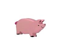 Holztiger Figurine en bois Truie rose Rose G