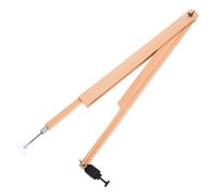 Bois Compas Grand Dessin en Géométrique de Format, pour Enseignants | Porte-stylo Sécurisé, Trace des Arcs Jusqu’à 120cm, Résistant à Déformation, Beige