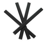 Bois Crayon de Charpentier pour Tracé 4 pièces Octogonal Noir | Bois, Béton, Céramique et Papier, Usage en Chantier et Menuiserie, Format Pratique
