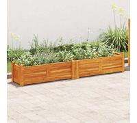 Bois d'Acacia Lit Surélevé de Jardin 200x50x25 cm Jardinière Bac Fleur vidaXL