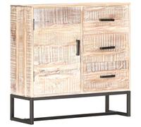 Bois d'Acacia Massif Buffet Commode Armoire Meuble de Rangement Salon vidaXL