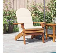 vidaXL Chaise de jardin Adirondack et repose-pieds bois massif acacia 360033