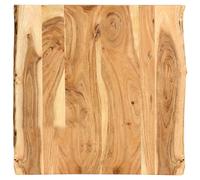 Bois d'Acacia Massif Dessus de Table 58x(50-60)x3,8 cm Ameublement vidaXL