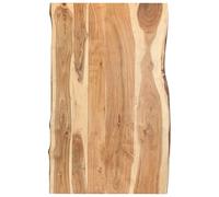 vidaXL Dessus de table en bois d'acacia massif 100x(50-60)x3,8 cm