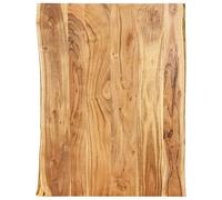 Bois d'Acacia Massif Dessus de Table 58x(50-60)x3,8 cm Ameublement vidaXL