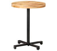 Bois d'Acacia Massif Table de Bistro Ronde Ø70x75 cm Salle à Manger vidaXL