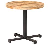 Bois d'Acacia Massif Table de Bistro Ronde Ø80x75 cm Salle à Manger vidaXL