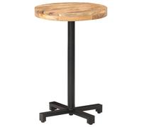 Bois d'Acacia Massif Table de Bistro Ronde Ø80x75 cm Salle à Manger vidaXL