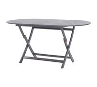 vidaXL Table pliable de jardin 160 x 85 x 75 cm Bois d'acacia massif