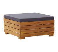 Tuinbank 2-zits met kussens massief acaciahout316247