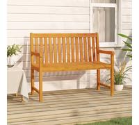 Bois d'Acacia Solide Banc de Jardin 150 cm Extérieur Patio Terrasse vidaXL