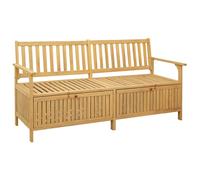 Vidaxl Banc De Rangement Avec Stockage Avec Porte Acacia Massif