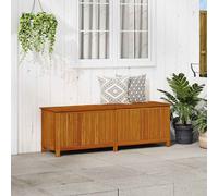 Bois d'Acacia Solide Boîte de Rangement de Jardin 60x50x58 cm Banc vidaXL