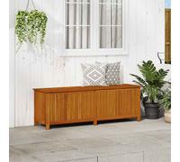 Bois d'Acacia Solide Boîte de Rangement de Jardin 60x50x58 cm Banc vidaXL