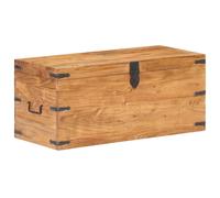 Bois d'Acacia Solide Coffre 90x40x40 cm Banc d’Entrée Boîte Rangement vidaXL