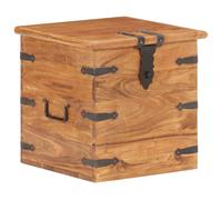 Bois d'Acacia Solide Coffre Armoire de Rangement Table de Chevet Maison vidaXL