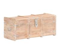 Vidaxl Coffre De Rangement 90x40x40 Cm Bois D'acacia Solide